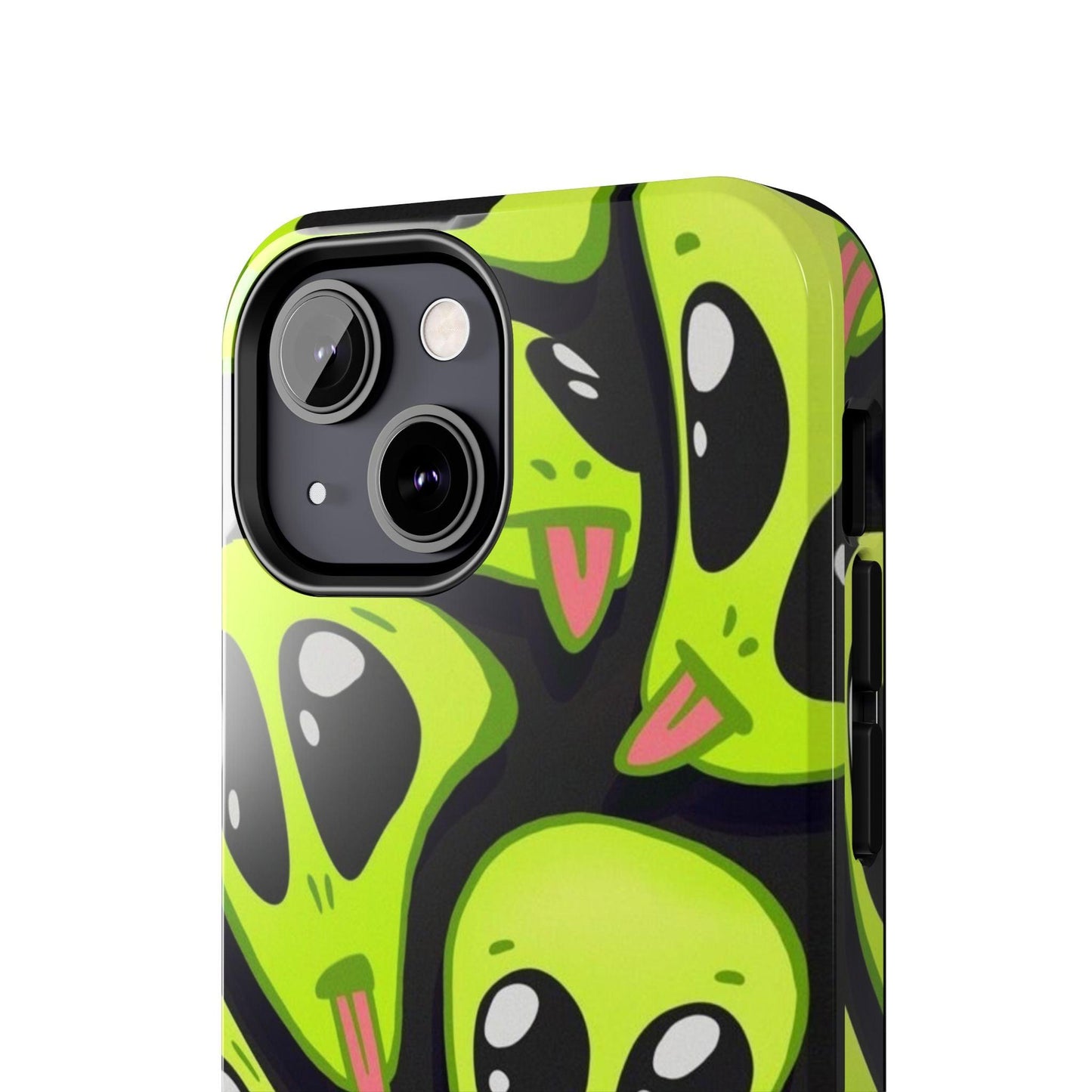 Alien Frenzy Tough iPhone Cases