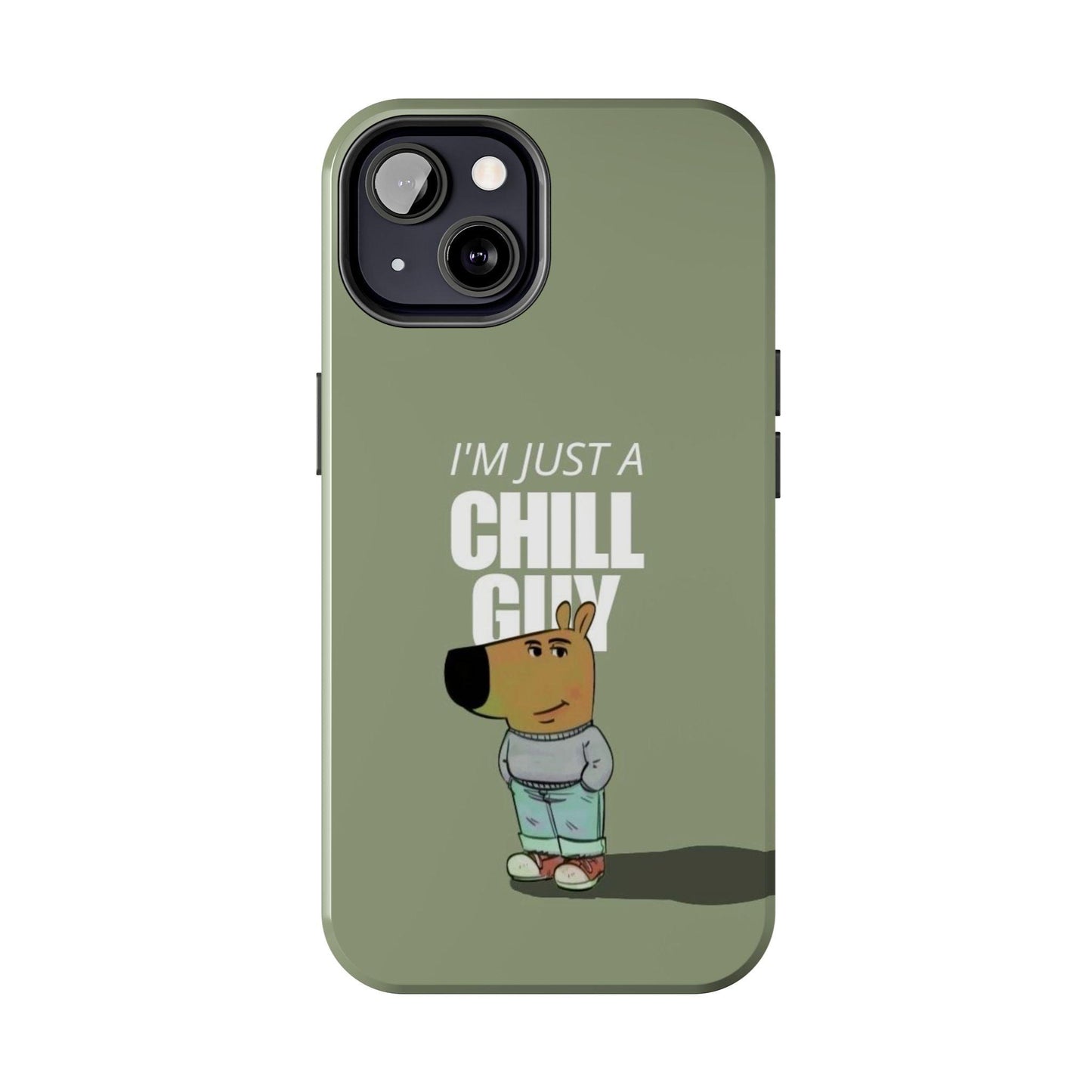 Chill Guy Meme Tough iPhone Cases