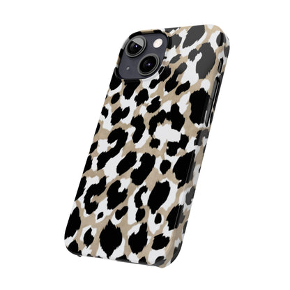 Savanna Noir Spots Slim iPhone Cases