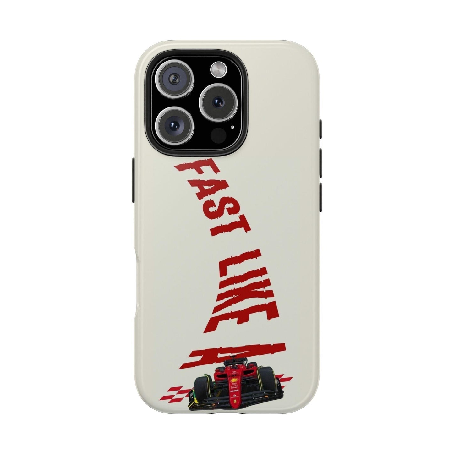 Fast Like a Race Car Tough iPhone Cases