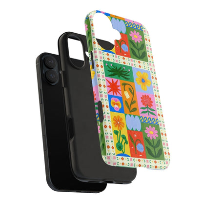 Flower Garden Paradise Tough iPhone Cases