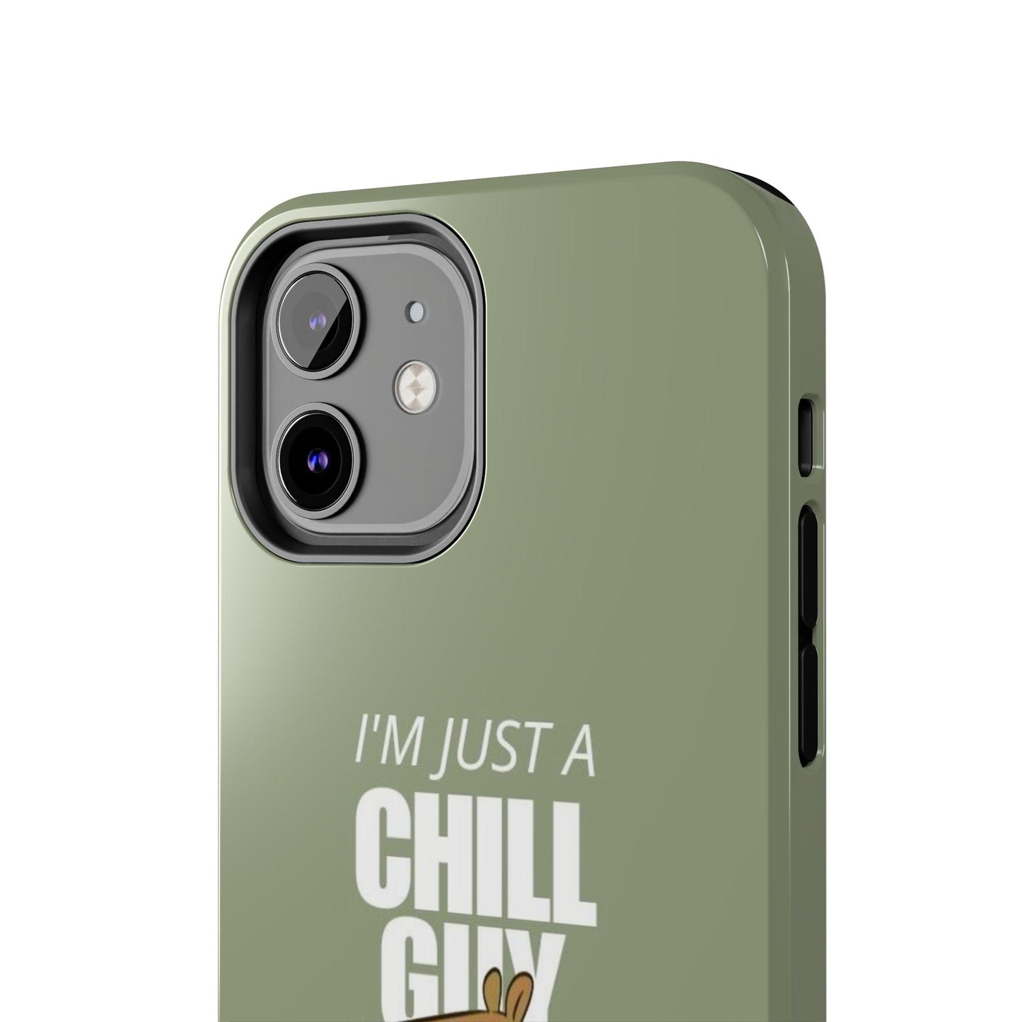 Chill Guy Meme Tough iPhone Cases