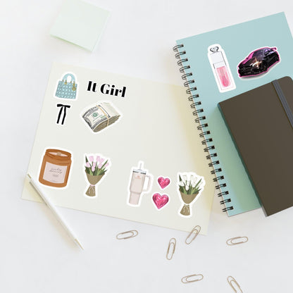 It Girl Sticker Sheets for Phone case/ Laptop/iPad and Scrapbooks/Notebooks