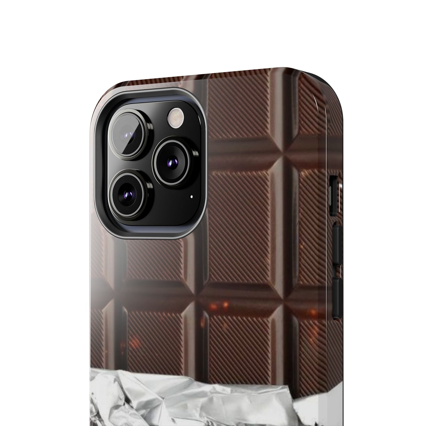 Chocolate with Silver Wrap iPhone Cases