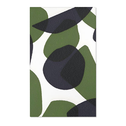 Modern Olive & Charcoal Abstract Area Rug - Area Rugs in 3 sizes