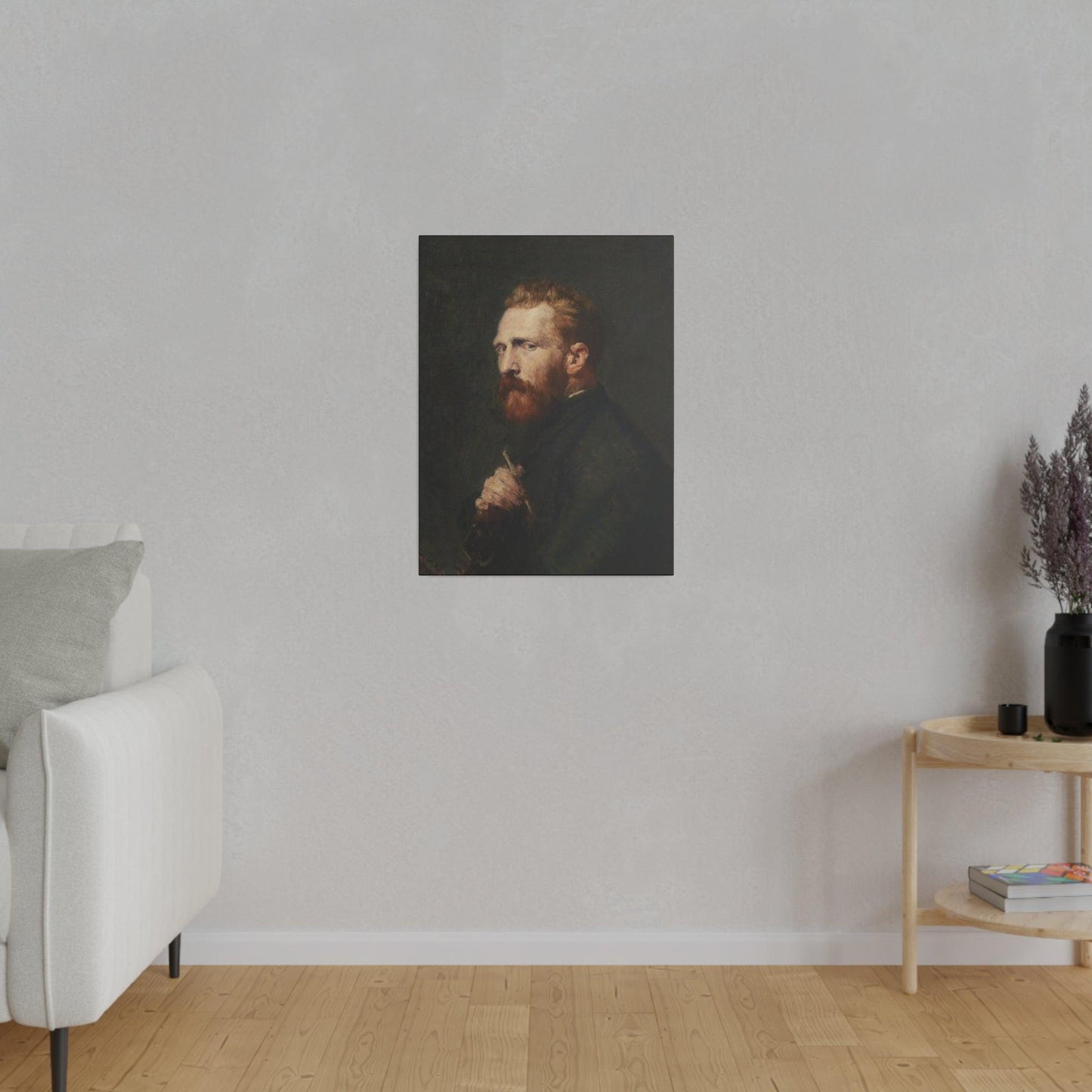 John Russell's Portrait of Vincent van Gogh (1886) - Matte Canvas, Stretched, 0.75"