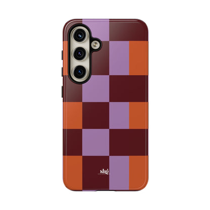 Plum Patchwork Phone Case