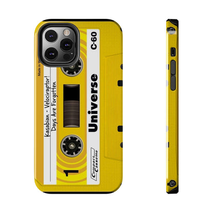 Retro Yellow Cassette Tape iPhone Cases