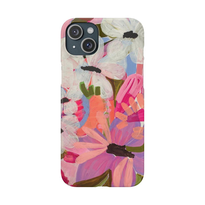 Blossoming Grace Floral Snap iPhone Cases