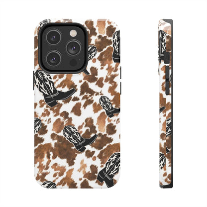 Moo & Boots Mania Tough iPhone Cases