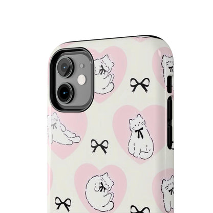 Kitty Love Affair Tough iPhone Cases