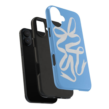 Bow in Blue Cute iPhone Cases