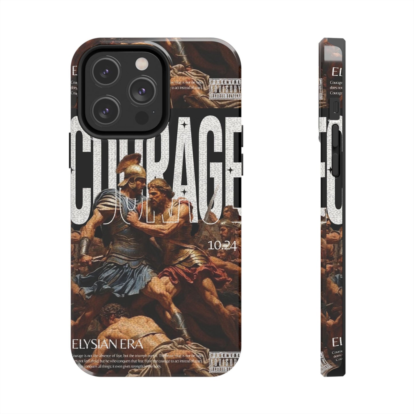 Courage Battle Scene iPhone Cases