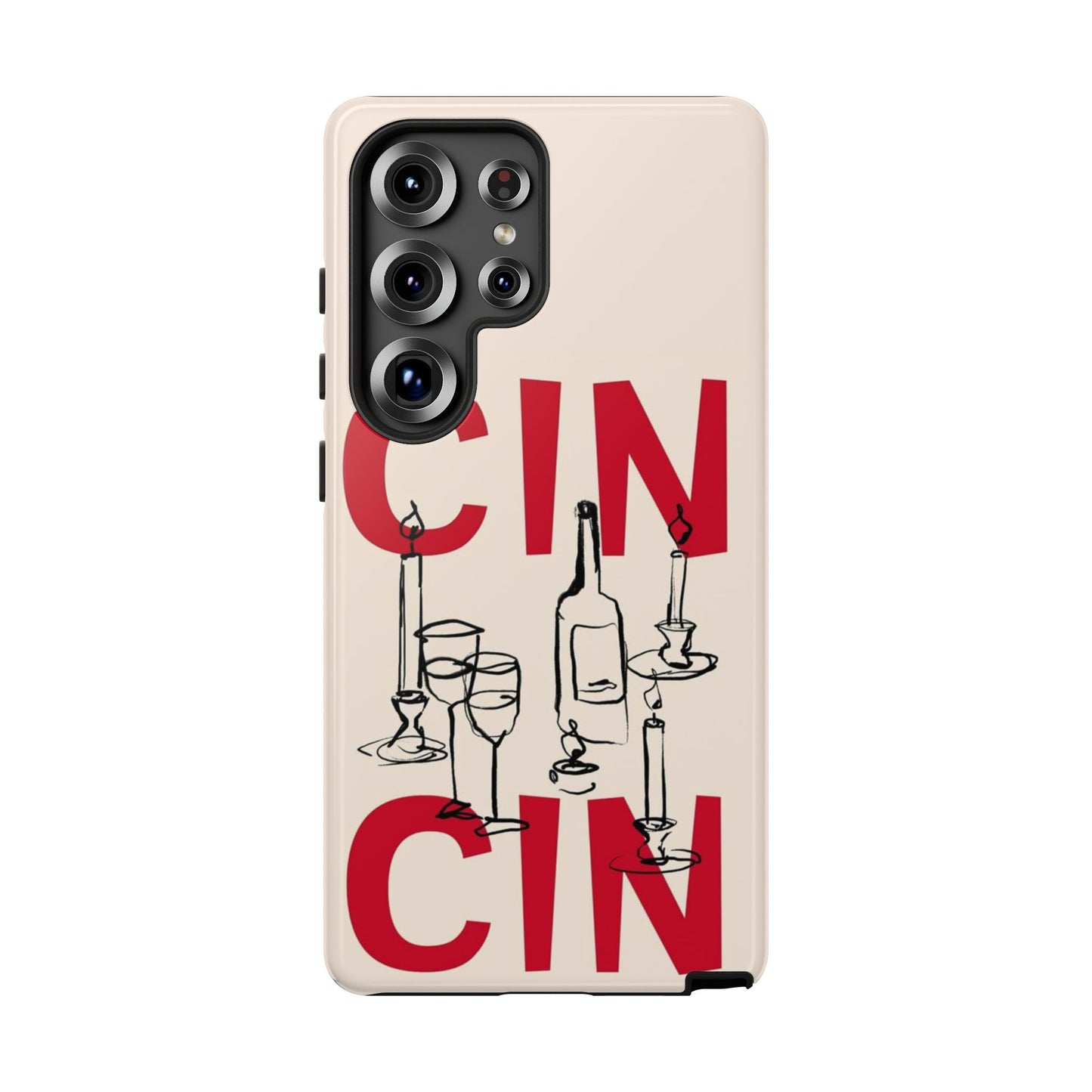 CIN CIN Wine-Themed Samsung Phone Case