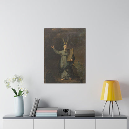 1803 Moses with the Tables of the Law by Pieter Gaal - Matte Canvas, Stretched, 0.75"