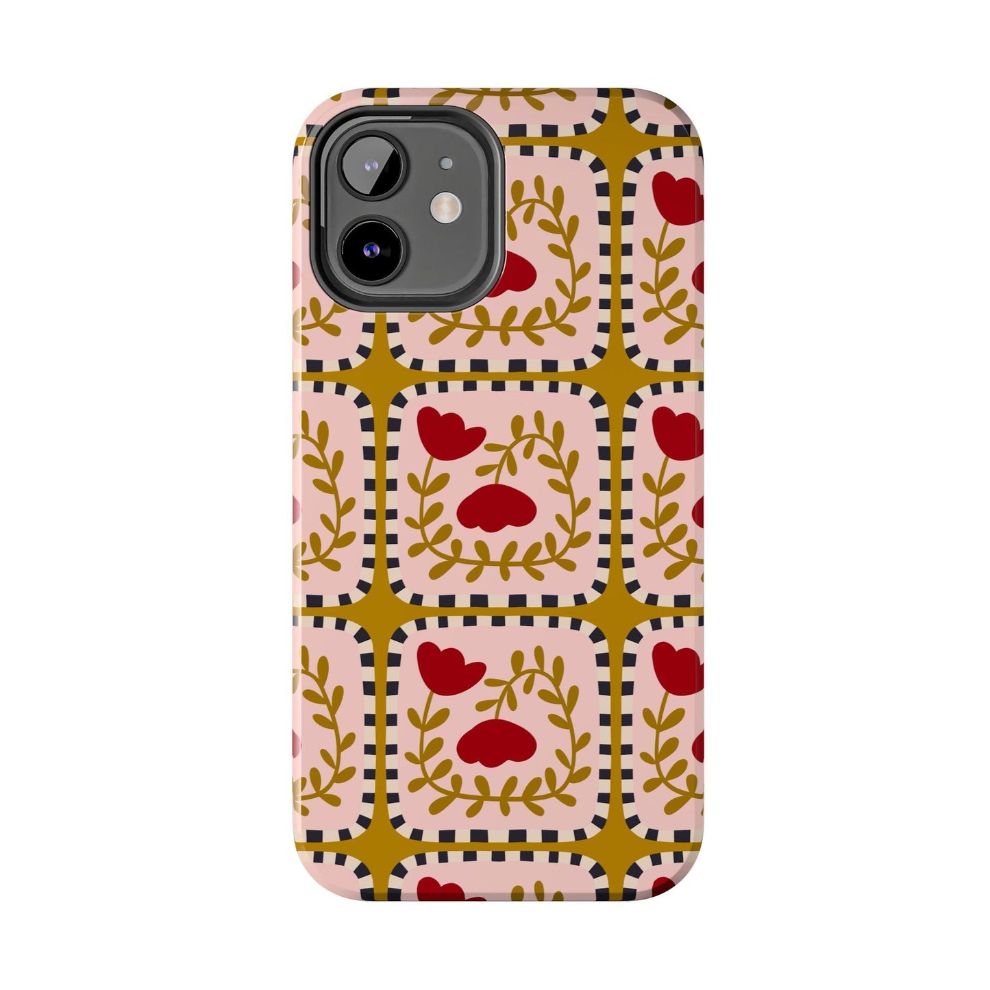 Floral Quirkiness Designer Tough iPhone Cases