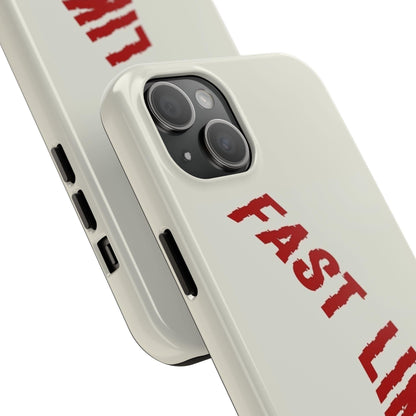 Fast Like a Race Car Tough iPhone Cases