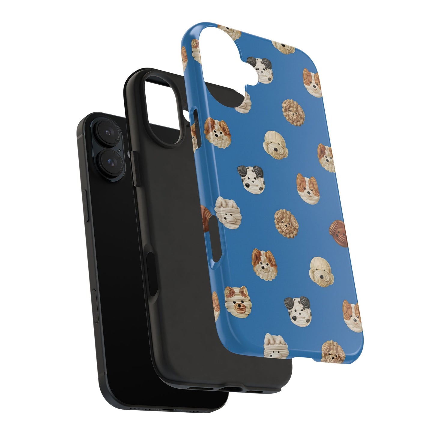 Cute Dog Faces Tough Phone Case - Durable Pet Lover Accessory