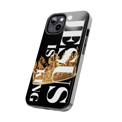 Jesus is King iPhone Cases