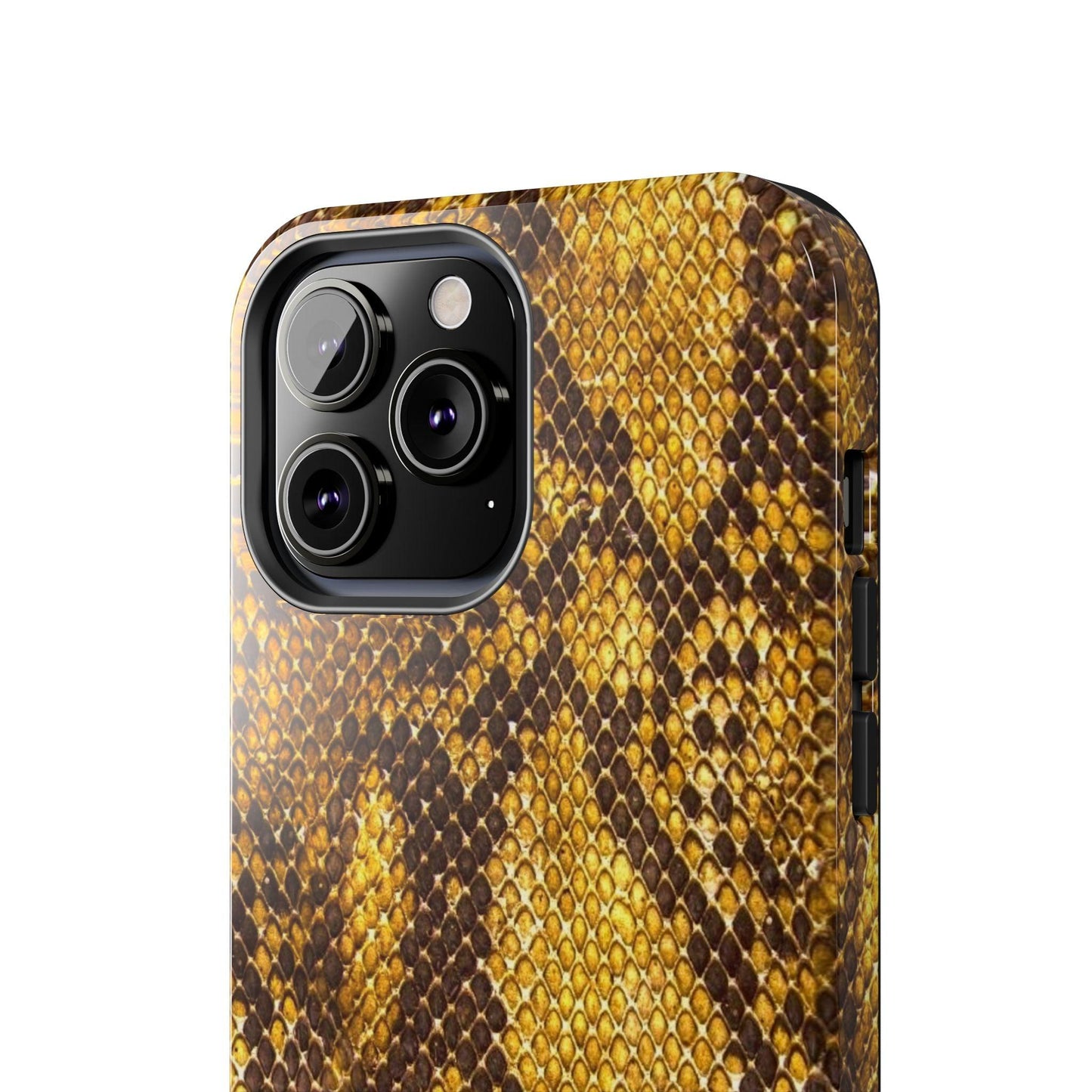 Golden Viper Scales Tough iPhone Cases