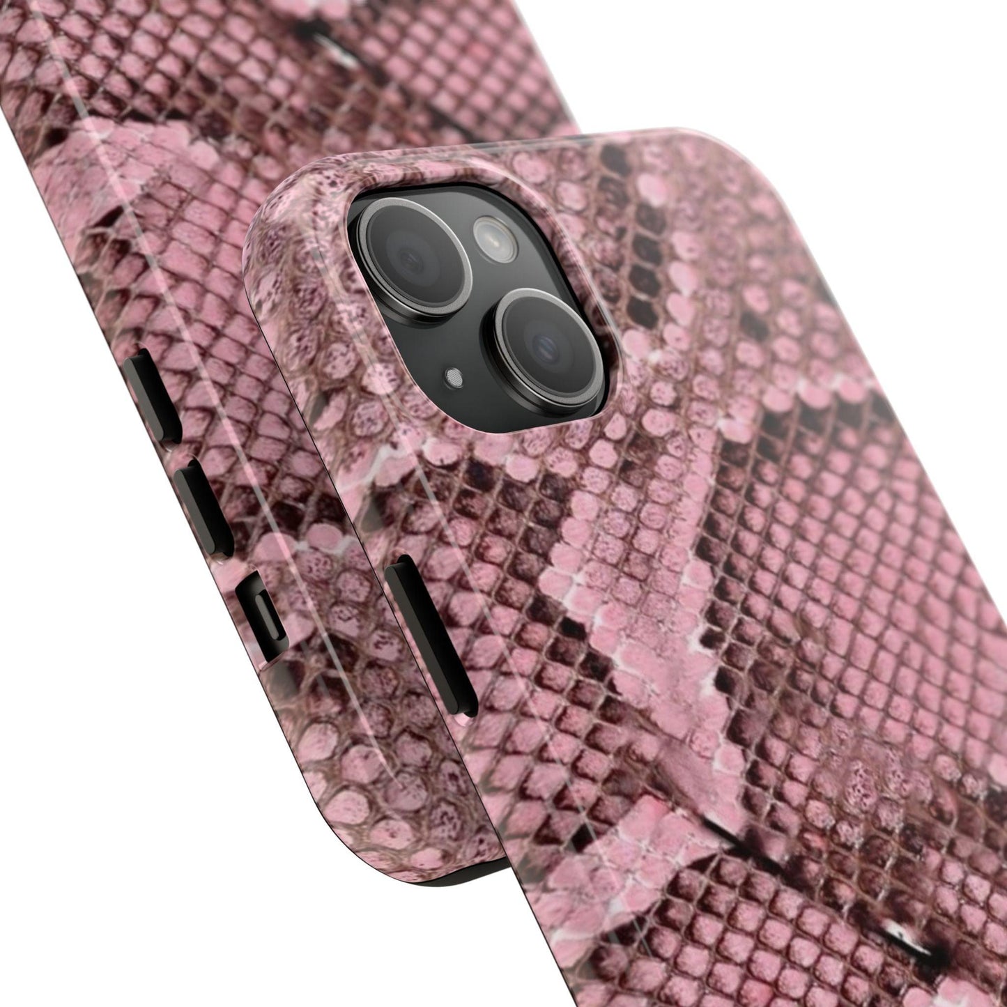 Pink Python Scales Tough iPhone Cases