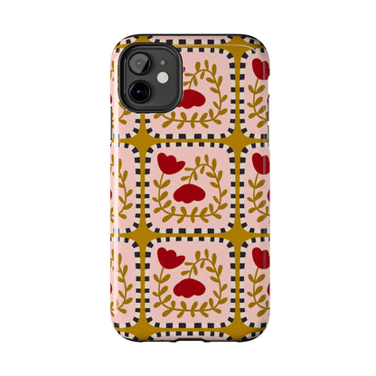 Floral Quirkiness Designer Tough iPhone Cases