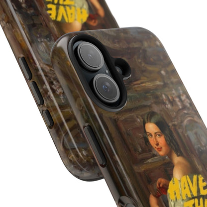 Victorian Art Twist - Have Courage - iPhone Cases