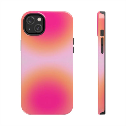 Sunset Glow Tough iPhone Cases with dual layer protection