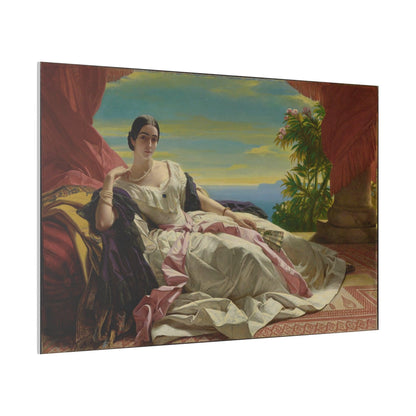 Portrait of Leonilla, Princess of Sayn-Wittgenstein-Sayn by Franz Xaver Winterhalter - Matte Canvas, Stretched, 0.75"