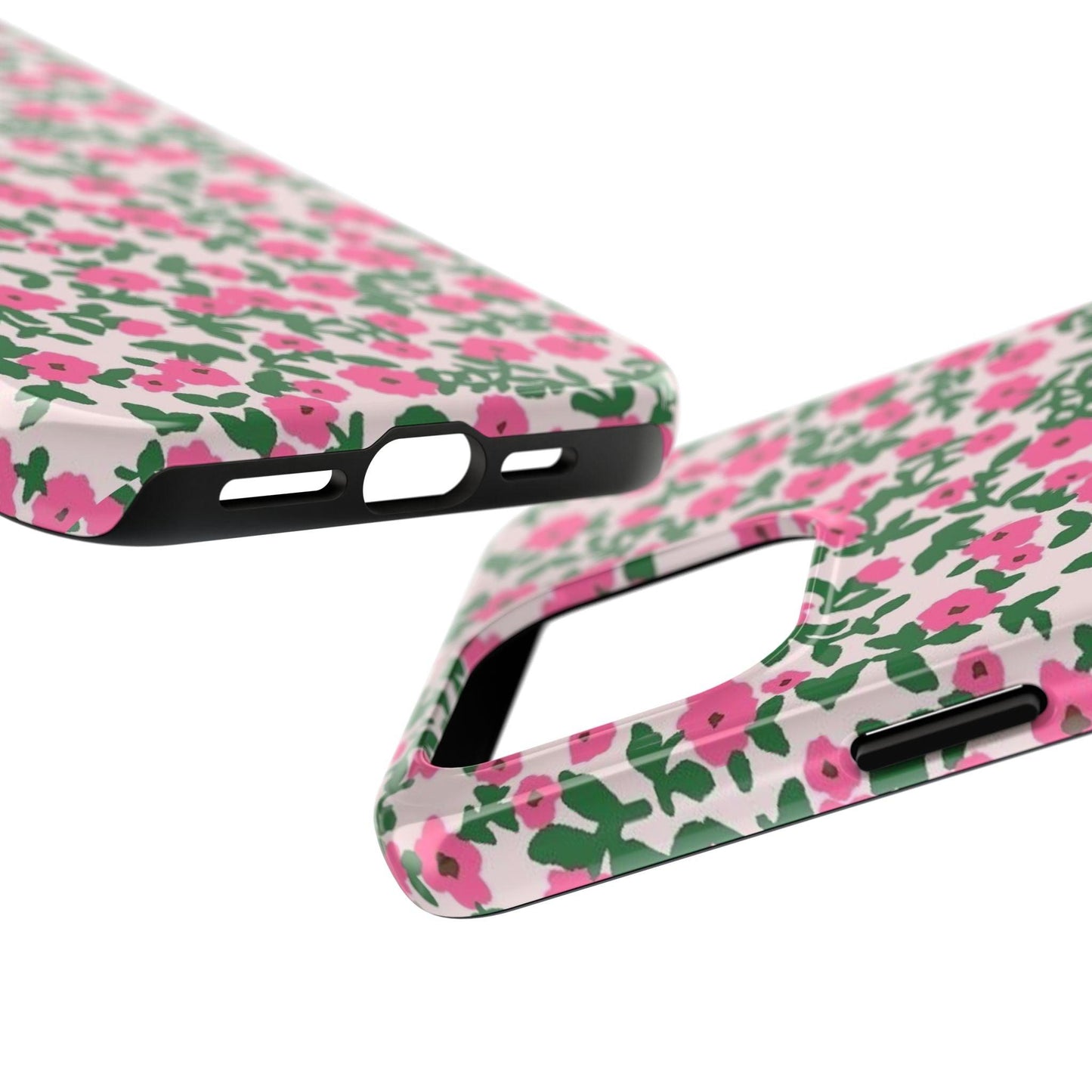 Spring Edition Pink Floral Tough iPhone Cases