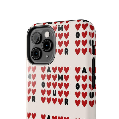 AMOUR Valentines iPhone Cases