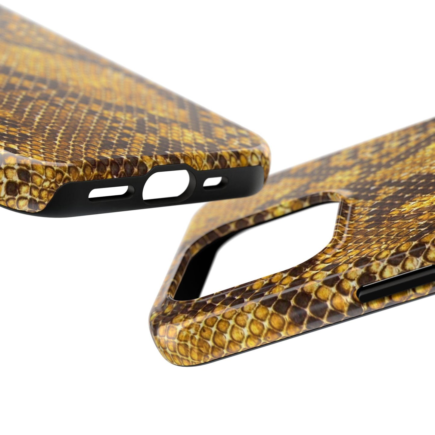 Golden Viper Scales Tough iPhone Cases