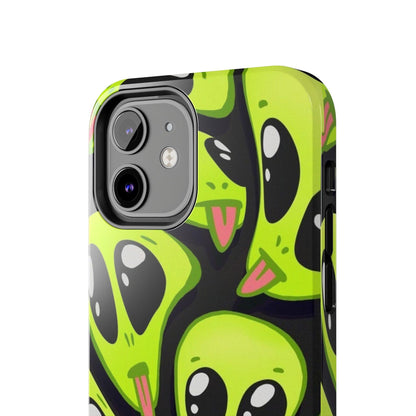 Alien Frenzy Tough iPhone Cases