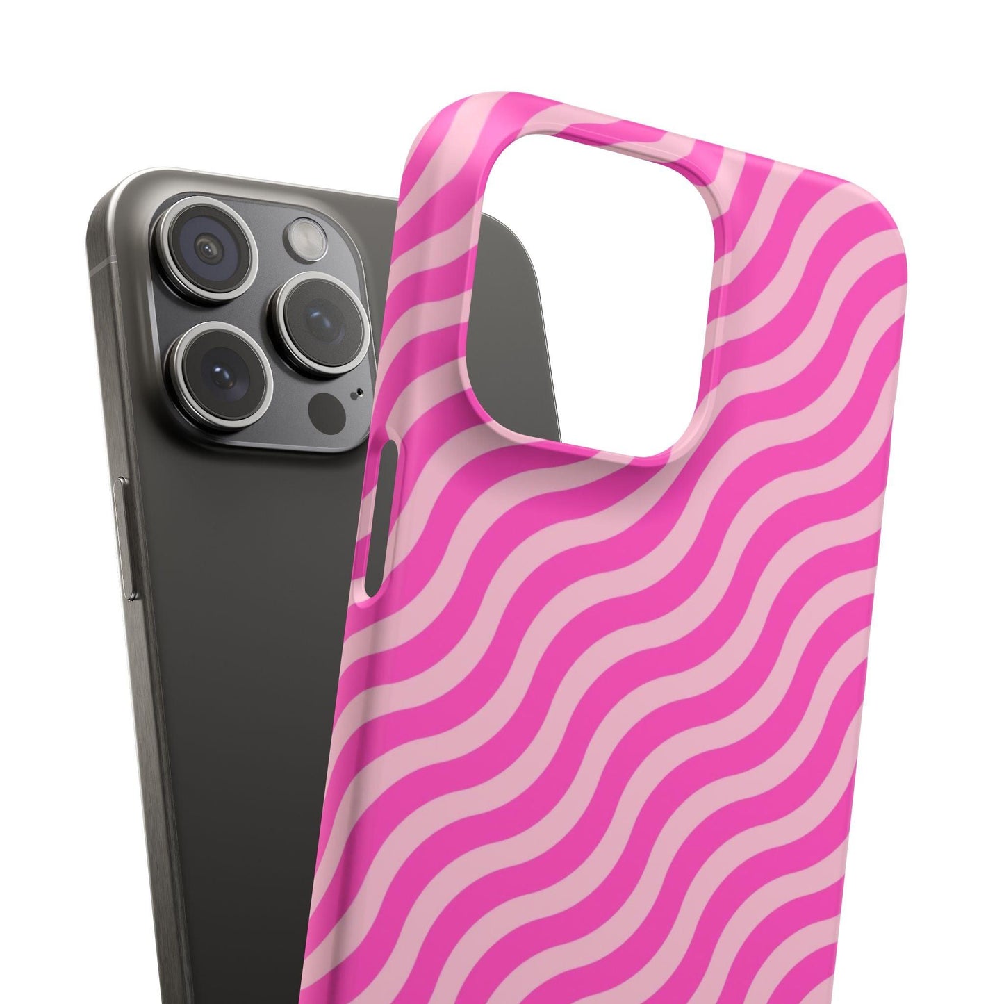 Waveicious Pink Snap iPhone Cases