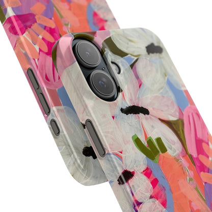 Blossoming Grace Floral Snap iPhone Cases