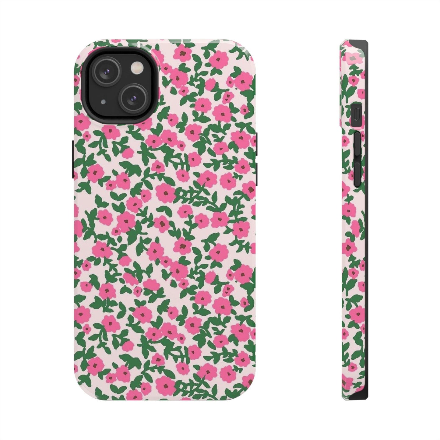 Spring Edition Pink Floral Tough iPhone Cases