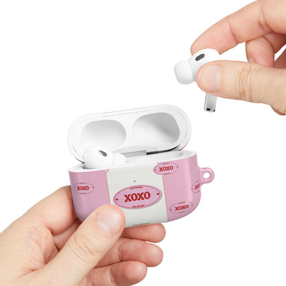 Cute Pink XOXO AirPod Case