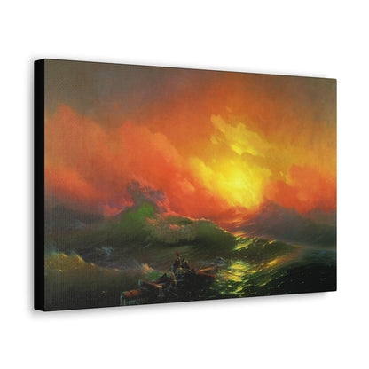 The Ninth Wave by Aivazovsky, Ivan - Canvas Gallery Wraps