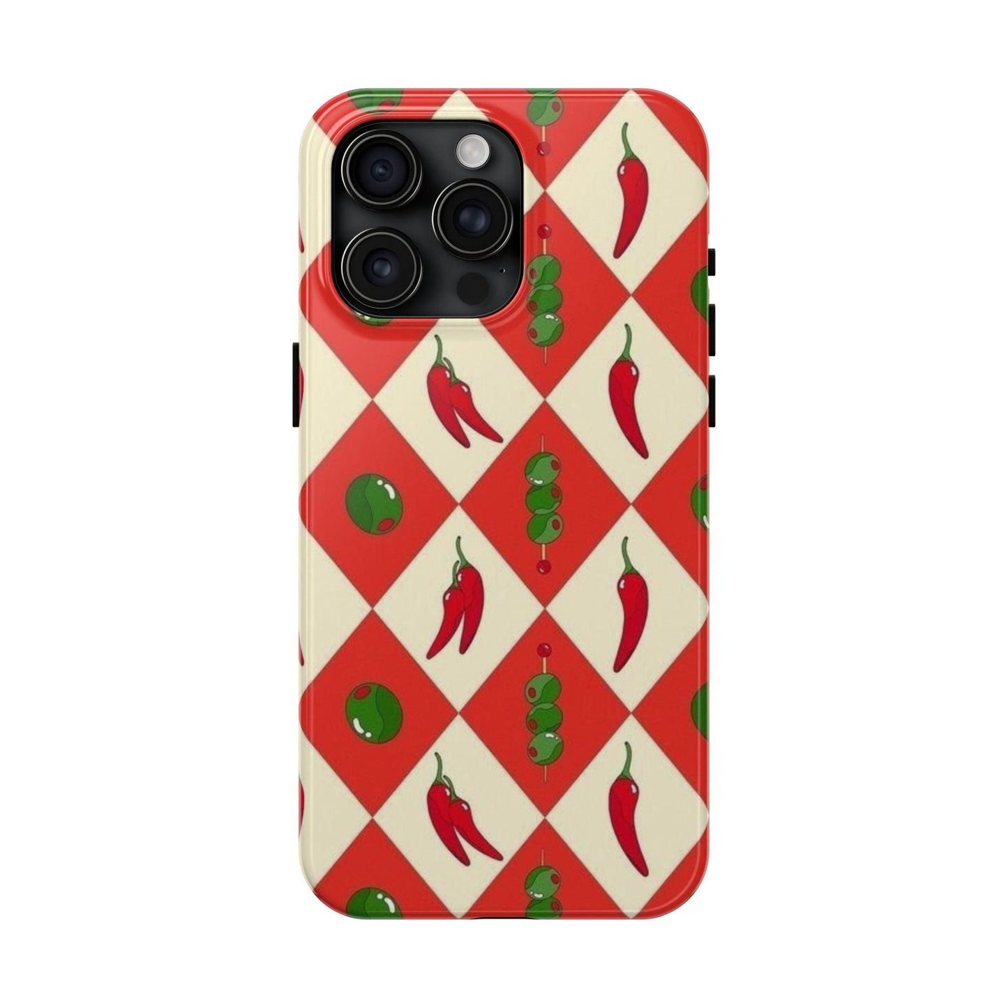 Red Chillies and Olives iPhone Cases