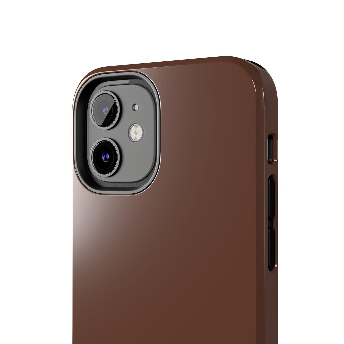 The Basics Coffee Brown iPhone Cases - The Basics Collection