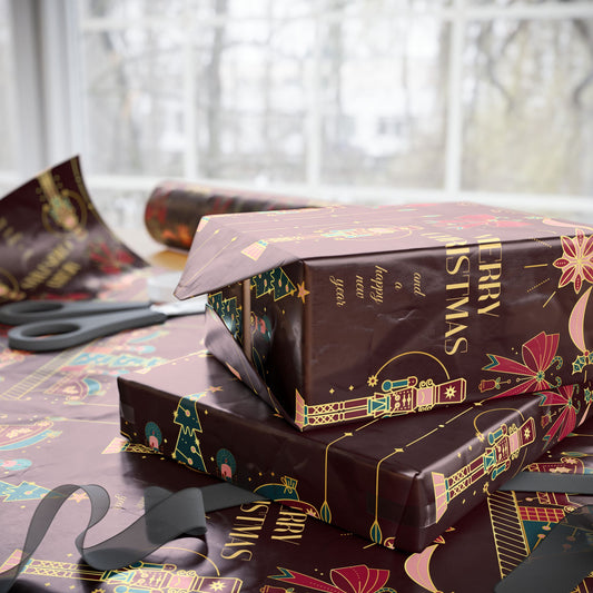 Marquise Noël Nutcracker Gift Wrap