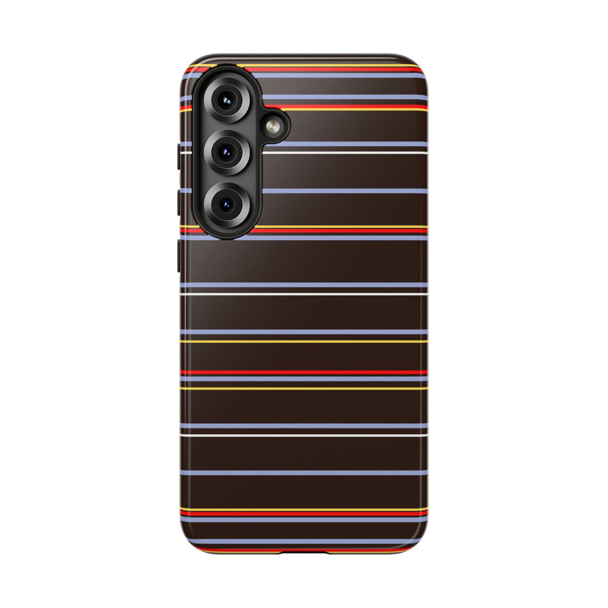 Chocolate Citylines Striped Phone Case