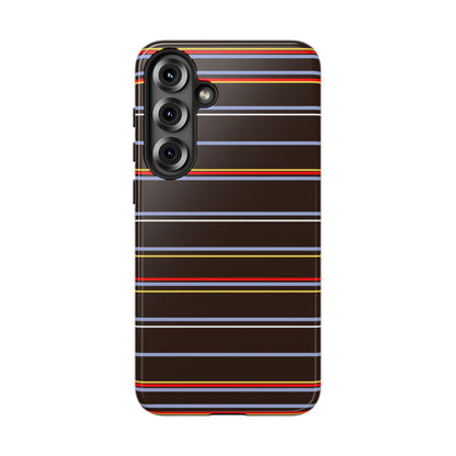 Chocolate Citylines Striped Phone Case
