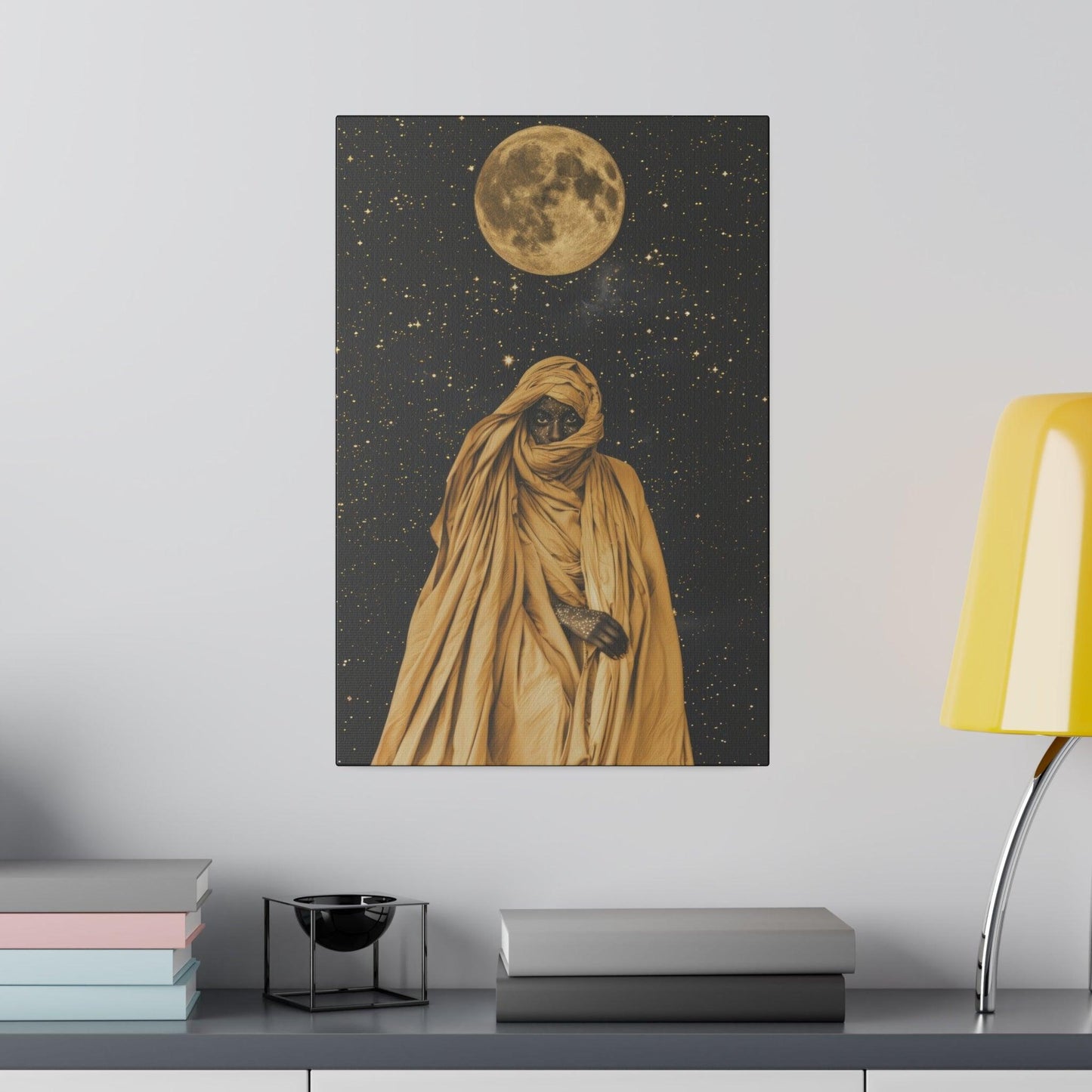 Enchanting The Moon - Matte Canvas, Stretched, 0.75"