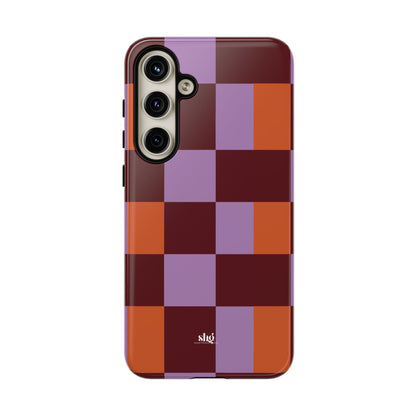 Plum Patchwork Phone Case