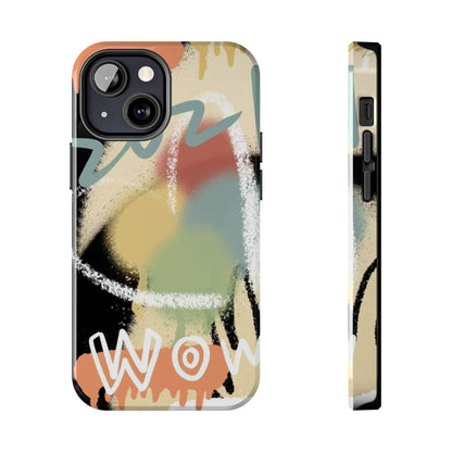 Abstract Splash: Wow Edition Tough iPhone Cases