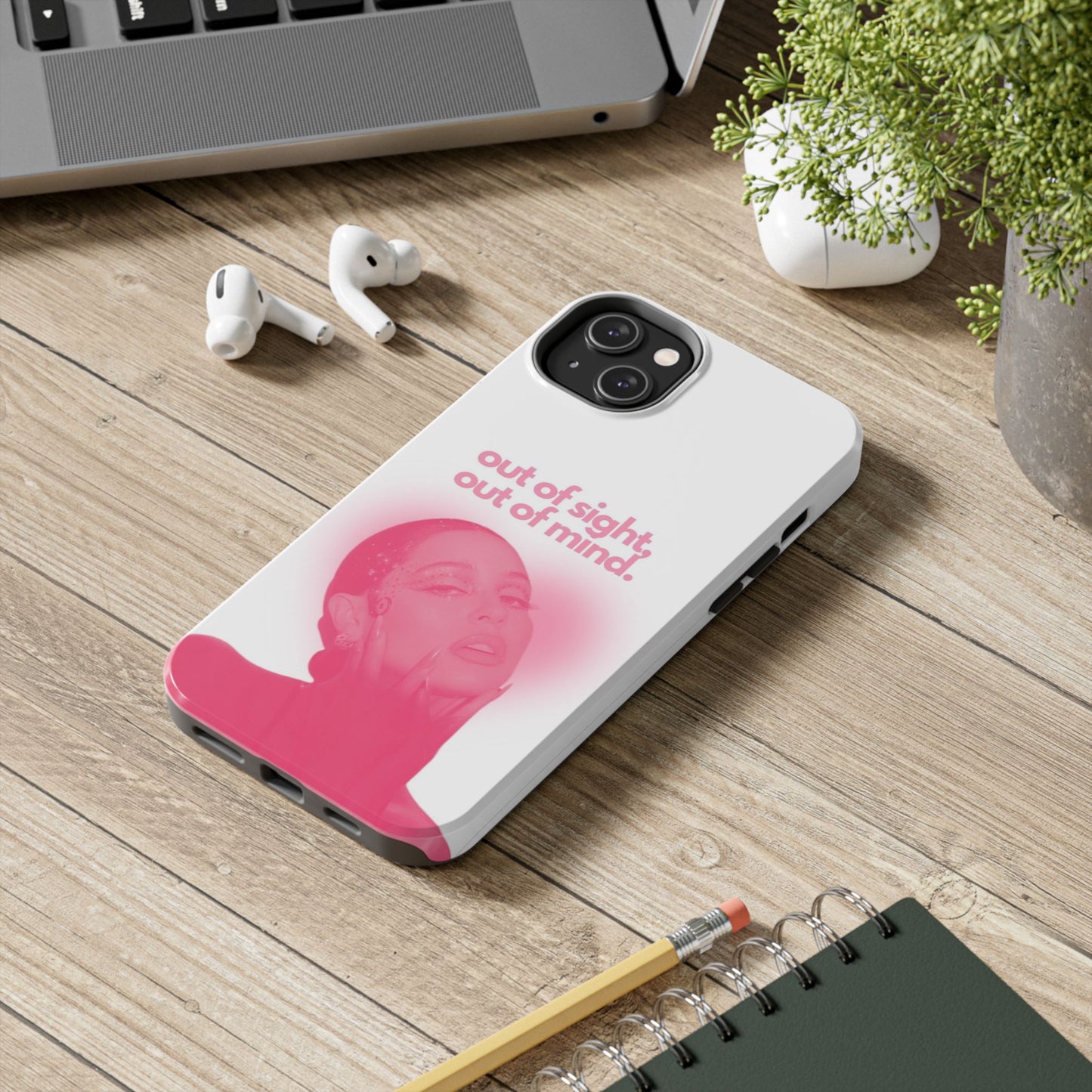 Heart Pink Aura Queen iPhone Cases