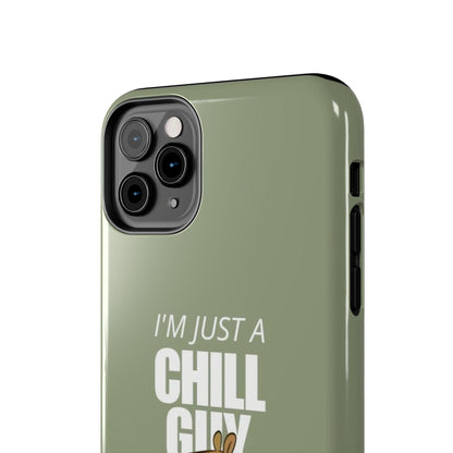 Chill Guy Meme Tough iPhone Cases