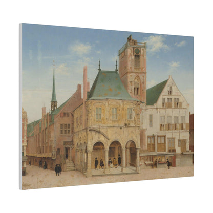 The Old Town Hall of Amsterdam (1657) by Pieter Jansz Saenredam - Matte Canvas, Stretched, 0.75"