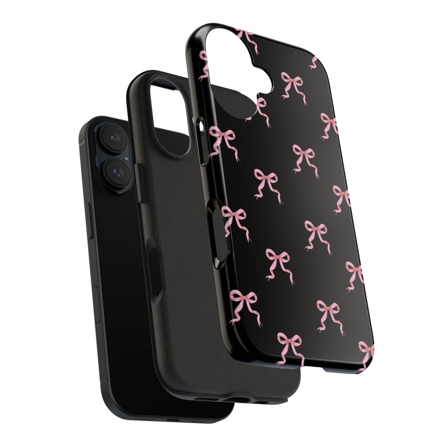 Pink Ribbon Charm iPhone Tough Case